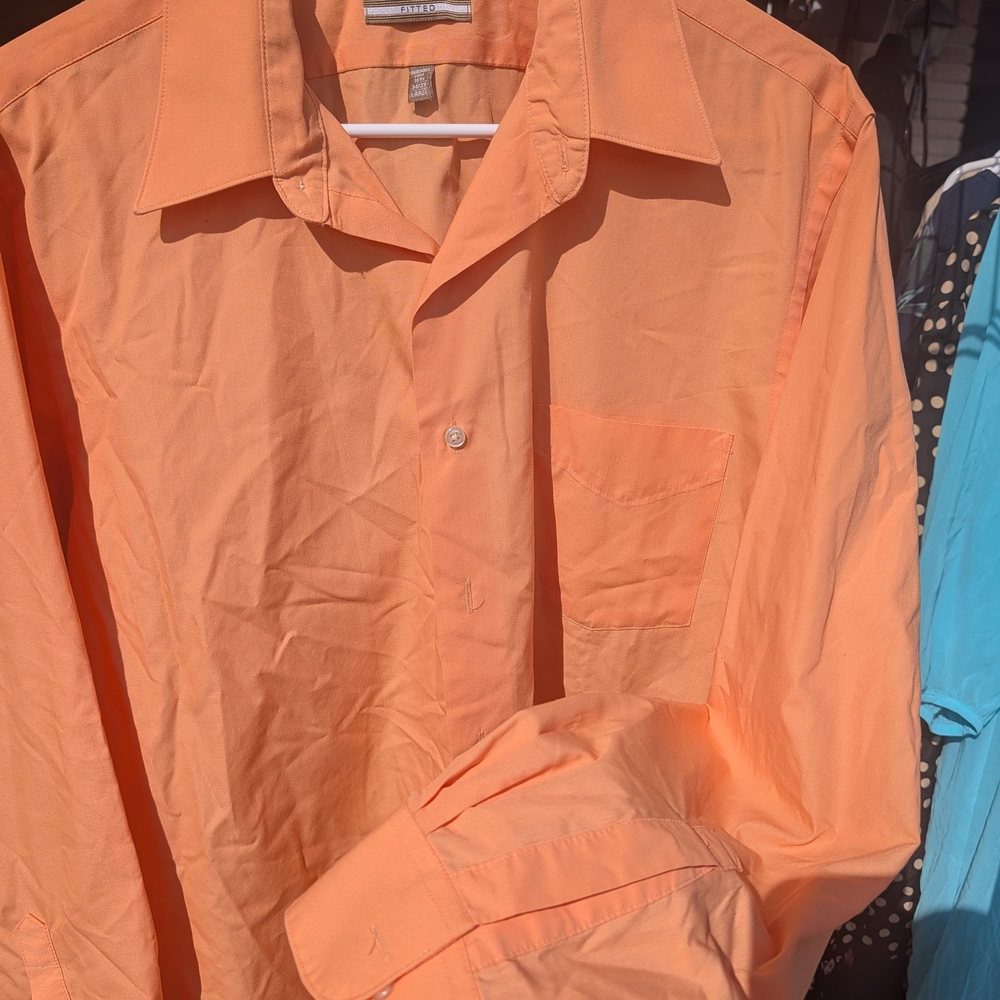 Van Heusen Fitted Apricot Shirt